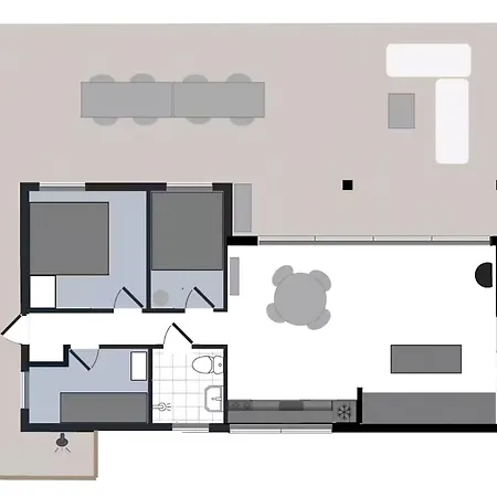 Newly Renovated 70s Summer House Close To Hébergement de vacances Saksild